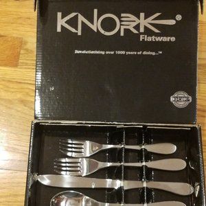 Knork 5- Piece Flatware Set - New In Original Box